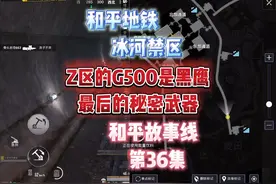 Z区的G500是黑鹰最后的秘密武器 #地铁逃生 #和平精英