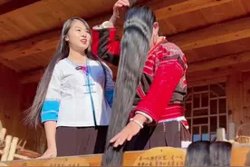 在我们瑶族，留长发是一种传统，长发是代表长命和富贵……#少数民族文化 #瑶族姑娘 #农村生活视频封面