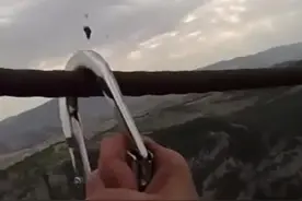 高空滑索的危险性#高空滑索