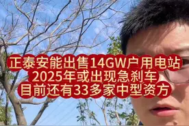光伏行情 1.1正泰安能出售14吉瓦户用光伏电站，2025年或出现急刹车，目前还有30多家中型户用资方#光伏 #户用光伏 #财经视频封面