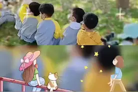 小朋友游戏《丢手绢》图片