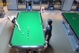 贝贝不会走位#台球🎱 #蛇彩视频封面