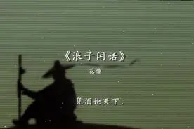 “我饮过风咽过沙 浪子无钱逛酒家” #dj降调 #浪子闲话视频封面