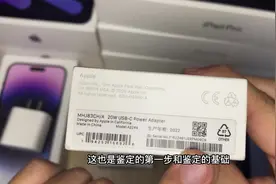 苹果20w充电器怎么看序列号#数码产品 鉴定真假？视频封面