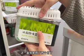 冰箱里饭菜水果多有异味的 可以把这个除味盒放进去