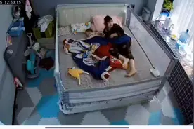 今天地震有点吓人哈！监控记录的视频！瞧瞧我女儿抱起小幺儿视频封面