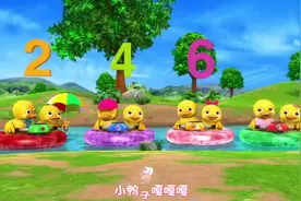 小鸭子嘎嘎嘎，跟在妈妈说，身后好乖呀#儿歌100首最火视频封面