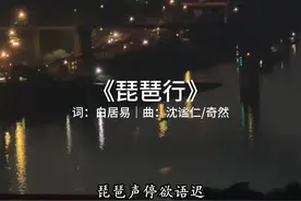 听这首歌真的有助于背诵！#清唱 #琵琶行