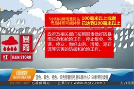 蓝色、黄色、橙色、红色预警信号意味着什么？90秒带你读懂视频封面
