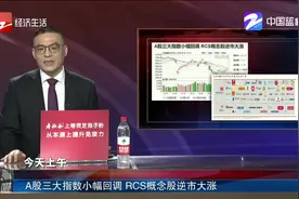 A股三大指数小幅回调，RCS概念股逆市大涨！什么是RCS？视频封面