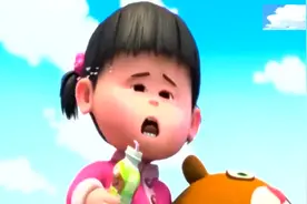 光头强把小孩子弄哭了，被孩子爸爸怒视！