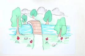 怎么画大自然风景视频封面