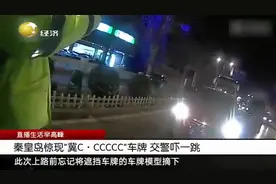冀C·CCCCC？秦皇岛现“最牛”车牌号，交警都吓一跳：太有面了视频封面