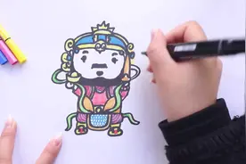 怎么画门神视频封面