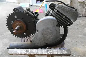 日本小松两冲程发动机，适合自行车改装。视频封面
