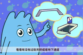 小朋友们要学会交通安全知识 过马路牵好爸爸妈妈的手哦 注意安全