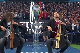 回顾2018欧冠决赛开场画面：2CELLOS，大提琴演奏主题曲视频封面