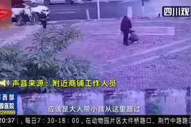 熊家长带熊孩子！女子带小孩向窨井扔鞭炮，井盖瞬间被炸飞视频封面