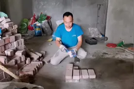 三七垛子留二四茬砖块摆法，练好手法用正确的方法砌，日赚600块视频封面