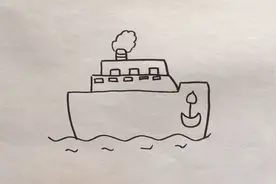 简笔画教学：海上的轮船视频封面