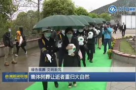 绿色殡葬 文明新风 集体树葬让逝者重归大自然图片