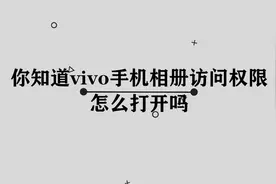 你知道Vivo手机相册访问权限怎么打开吗，简单几步，轻松完成