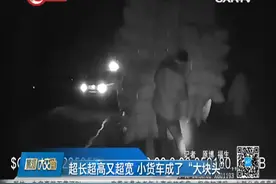 超长超宽又超高，小货车违法超载太大胆，民警现场抓住将重罚！视频封面