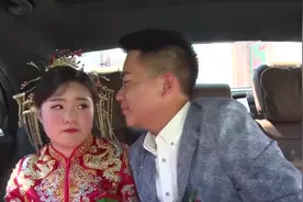 江西农村姑娘出嫁，新郎没给上车钱，想亲一下都不愿意视频封面