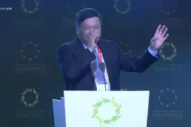 三个大佬，柳传志王健林马云同时上台，听听马云演讲视频封面