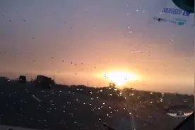 一路向西，夕阳西下，雨一片一片的下，一片云一片雨