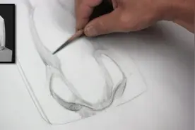 适用初学者的教程！！大师石膏像五官结构素描详解示范 鼻子