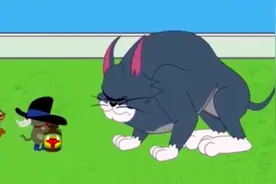 新猫和老鼠：佩克叔叔给汤姆喝辣椒酱，汤姆瞬间变成红眼公牛视频封面