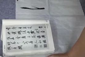中国美院博士王义军 临米芾竹前槐后诗卷（大字）61视频封面