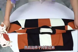 辰儿教你3秒快速叠衣方法，整齐漂亮省空间，衣柜再也不乱糟糟了视频封面