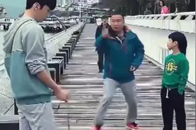 龙拳小子林秋楠！楠哥在拍摄龙拳小子电影时的幕后花絮