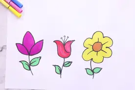 花要怎么画