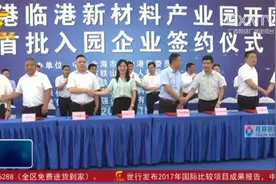 北海铁山港临港新材料产业园正式开园，首批企业总投资达5.7亿元视频封面