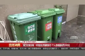 海口垃圾分类：8月起试点强制实行 个人违规最高罚200元视频封面