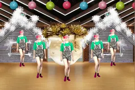潇洒漂亮的排汗健身广场舞《神摇》这跳法太轻松却又很带劲视频封面