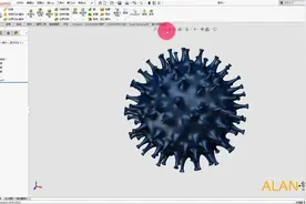 solidworks威力曲面制作新型冠状病毒模型，详细讲解！！视频封面