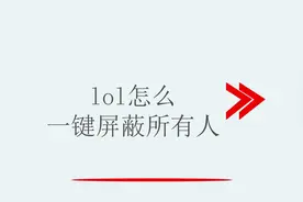 lol怎么一键屏蔽所有人视频封面