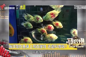 海洋馆在鱼身上写百家姓，这是科普吗？视频封面