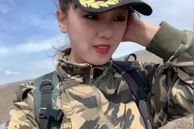 美女步行去大山赏杏花，一路美景尽收眼底，感叹东北真美为啥钱少视频封面
