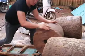 广西灵山特产黄瓜皮，这才是正宗纯手工制作，看看是怎么压制的视频封面