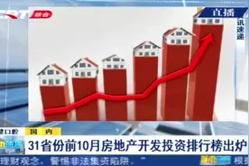 国家统计局：31省份前10月房地产开发投资排行榜出炉视频封面