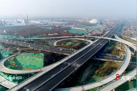 航拍郑州南四环立交，双向8车道，建成后时速可达80公里小时！视频封面