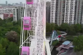 石家庄水上公园添新景！新摩天轮开始试运行 →图片
