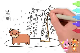 亲子育儿绘画，简单清明节主题简笔画，探寻更多节气的小奥秘视频封面