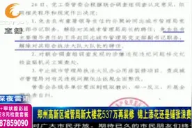 郑州一城管局新大楼花537万“豪华”装修！官方：书记被免职！视频封面