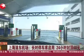 24小时封顶60元！上海浦东机场长时停车库启用，旅客开心去停车视频封面